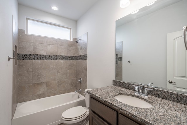 7318 Cross B Rd, Odessa, TX 79765 - bathroom featuring vanity and washtub / shower combination