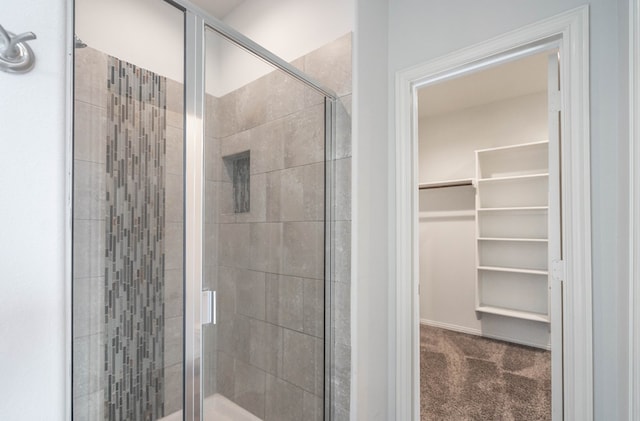 7318 Cross B Rd, Odessa, TX 79765 - bathroom with a shower stall and a walk in closet