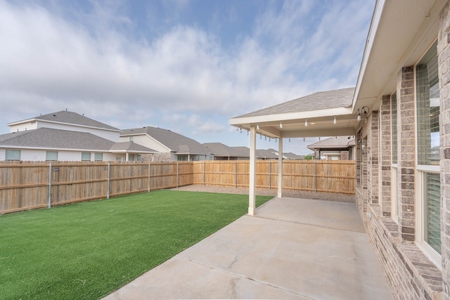 7318 Cross B Rd, Odessa, TX 79765 - fenced backyard with a patio
