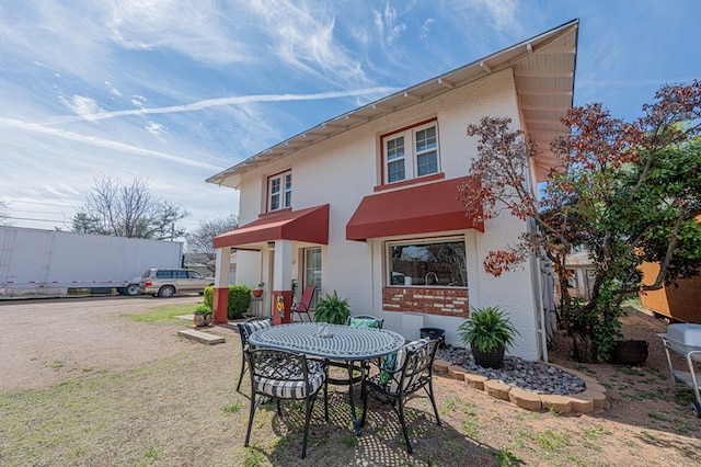 view of rear view of property