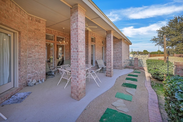 view of patio