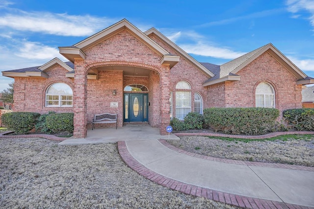 view of ranch-style home