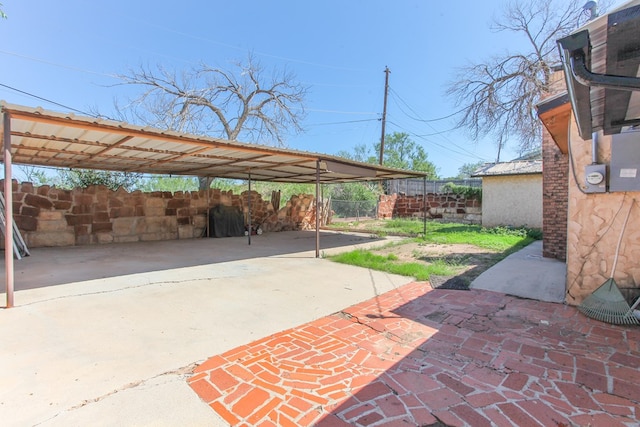 view of patio