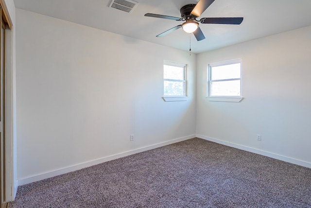 4604 Versailles Dr, Midland, TX 79703 - carpeted empty room with a ceiling fan and baseboards
