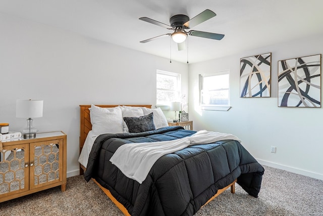 4604 Versailles Dr, Midland, TX 79703 - bedroom featuring carpet and ceiling fan