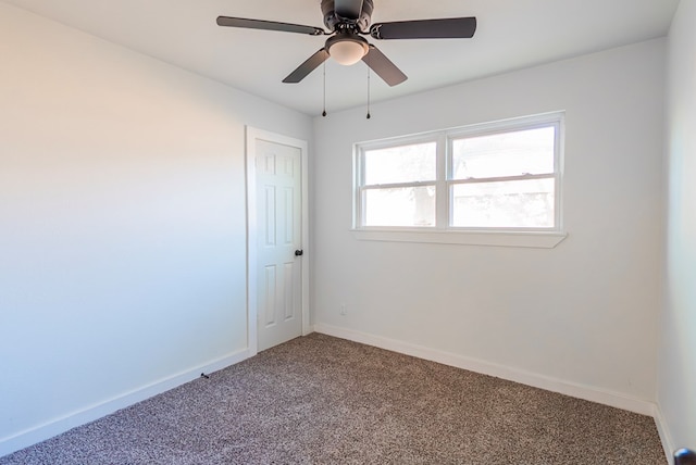 4604 Versailles Dr, Midland, TX 79703 - empty room featuring carpet floors and a ceiling fan