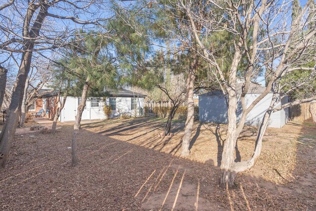 view of front of property with fence