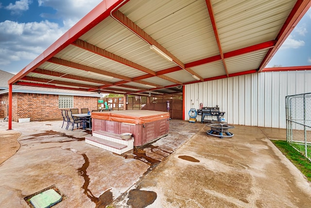 5709 E County Rd 97, Midland, TX 79706 - miscellaneous room featuring metal wall