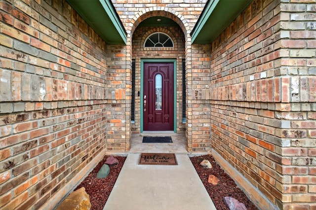 3834 Hyden Dr, Odessa, TX 79762 - doorway to property with brick siding
