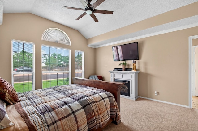 3834 Hyden Dr, Odessa, TX 79762 - full bathroom with vanity, toilet, baseboards, a shower with curtain, and tile patterned flooring