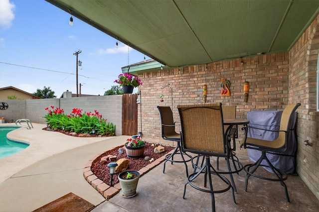 3834 Hyden Dr, Odessa, TX 79762 - view of patio featuring outdoor dining area