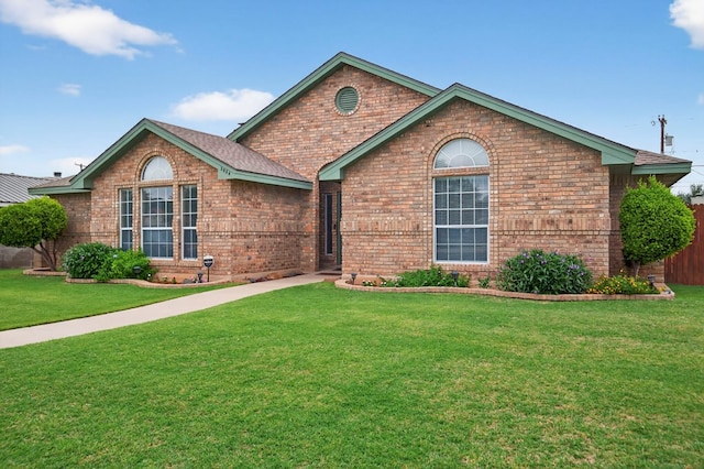 3834 Hyden Dr, Odessa, TX 79762 - ranch-style home featuring brick siding and a front yard