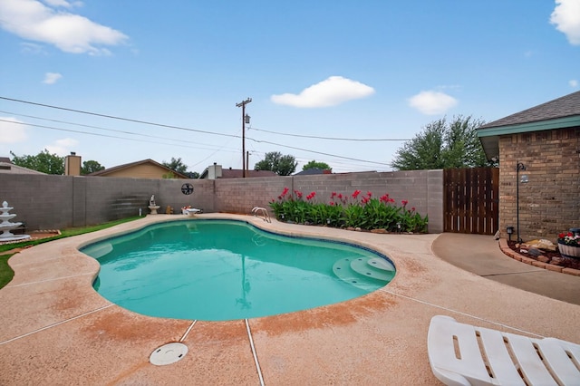 3834 Hyden Dr, Odessa, TX 79762 - view of swimming pool with a fenced backyard and a patio