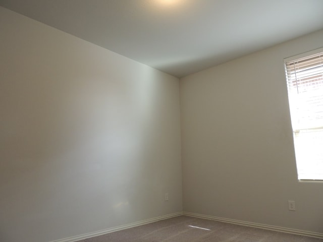 unfurnished room featuring carpet flooring