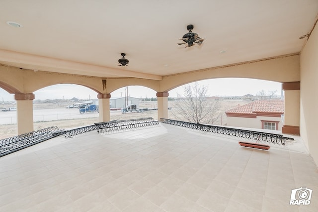 540 SE Loop 338, Odessa, TX 79766 - view of patio featuring a ceiling fan