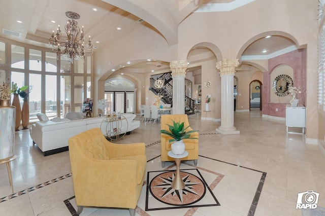 540 SE Loop 338, Odessa, TX 79766 - common area featuring a towering ceiling and recessed lighting