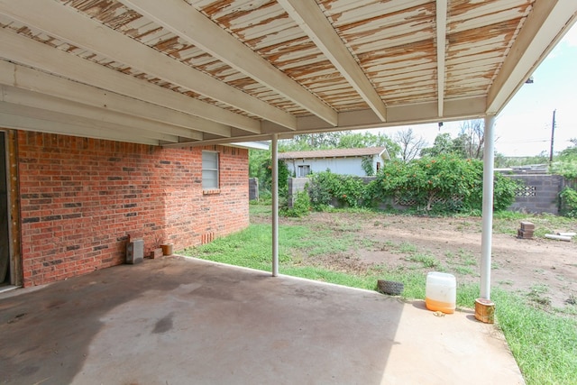 2608 E 24th St, Big Spring, TX 79720 - fenced backyard featuring a patio