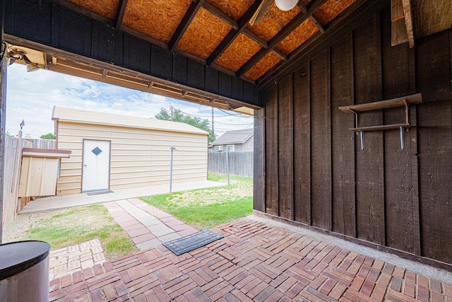 309 Edgewood Dr, Midland, TX 79703 - view of patio / terrace with an outdoor structure