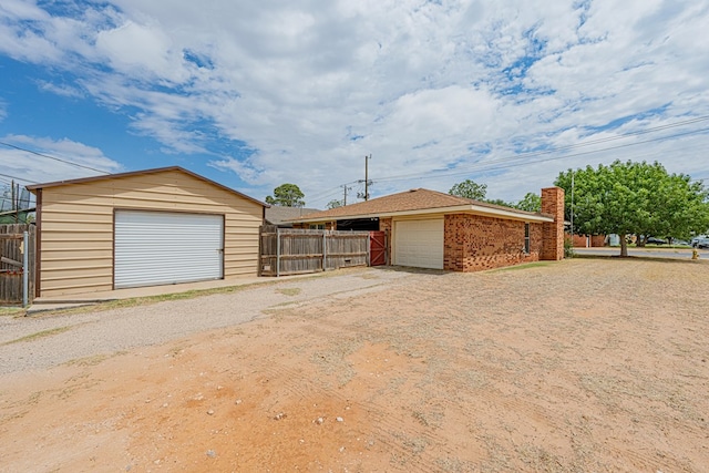 309 Edgewood Dr, Midland, TX 79703 - view of detached garage