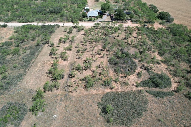 bird's eye view with a rural view