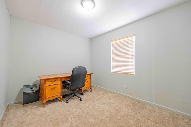 50031 E County Rd 71, Midland, TX 79705 - office area featuring light carpet and baseboards