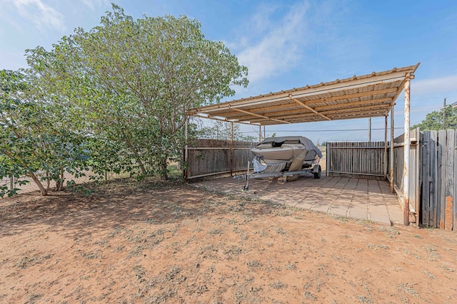 50031 E County Rd 71, Midland, TX 79705 - view of yard with a detached carport