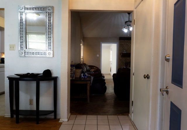 5110 Sunnyside Dr, Midland, TX 79703 - hall featuring light tile patterned flooring