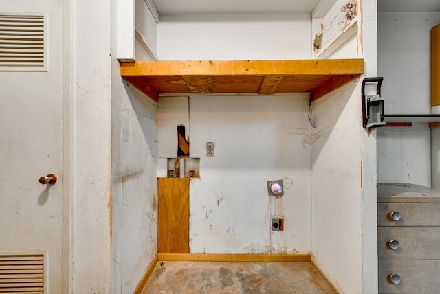 4717 W Illinois Ave, Midland, TX 79703 - laundry room featuring electric dryer hookup and hookup for a washing machine