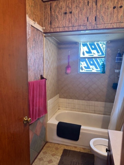 1510 S Fort Worth, Midland, TX 79701 - bathroom with vanity and bathing tub / shower combination