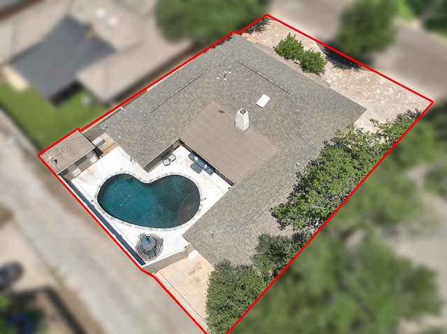 2409 Stutz Pl, Midland, TX 79705 - map / location featuring property boundaries highlighted
