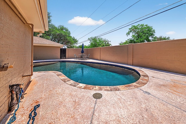 2409 Stutz Pl, Midland, TX 79705 - view of pool featuring a patio area and a fenced backyard