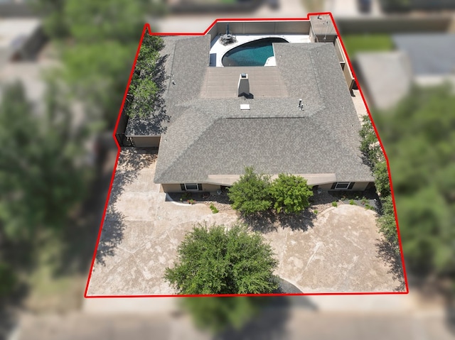 2409 Stutz Pl, Midland, TX 79705 - view of subject property with property parcel outlined