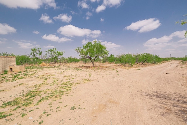 view of nature with a rural view