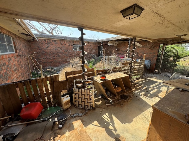 1516 E Old Colorado City Hwy, Big Spring, TX 79720 - view of patio with outdoor dining space