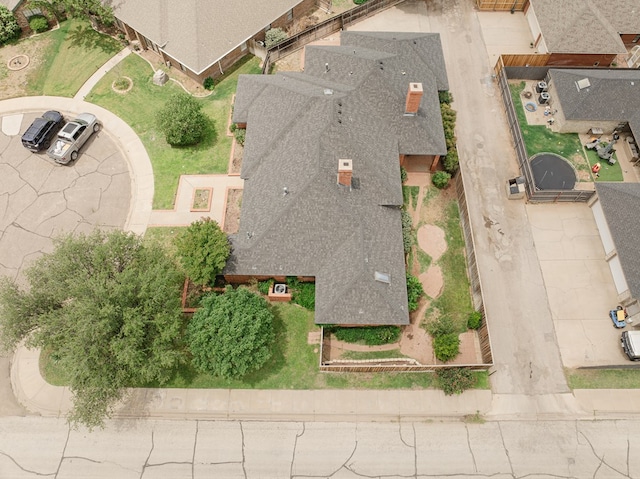 5000 Thames Ct, Midland, TX 79705 - view from above of property