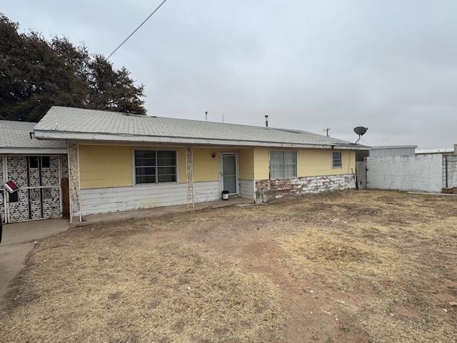 view of ranch-style home