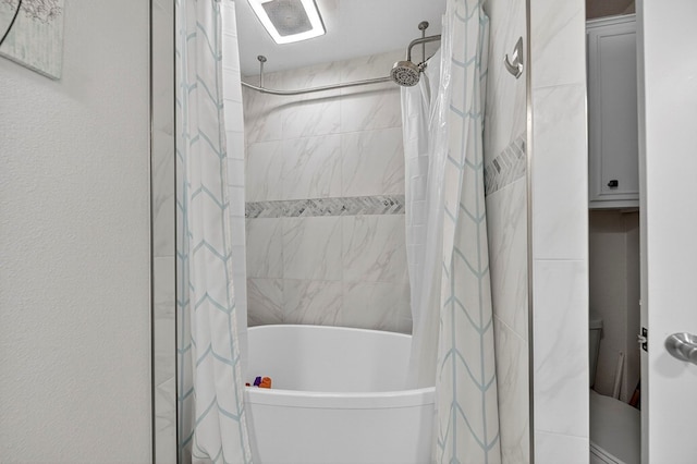 3202 Maxwell Dr, Midland, TX 79705 - bathroom featuring shower / tub combo
