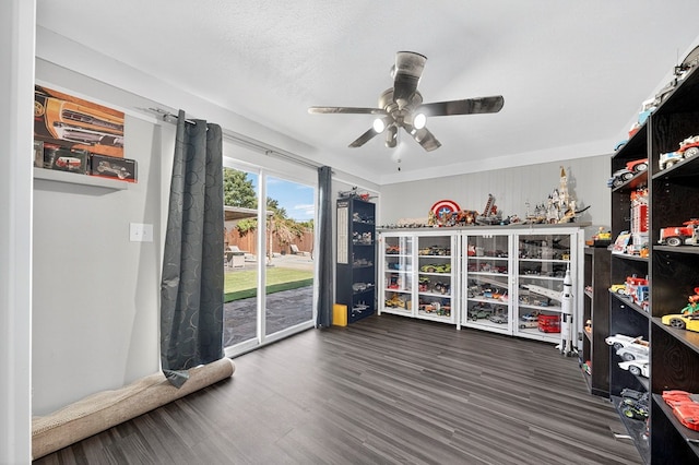 3202 Maxwell Dr, Midland, TX 79705 - unfurnished room with a ceiling fan and wood finished floors