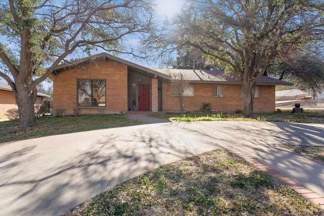 view of ranch-style home