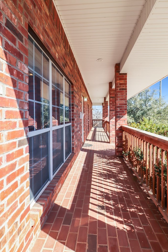 view of patio / terrace with covered porch