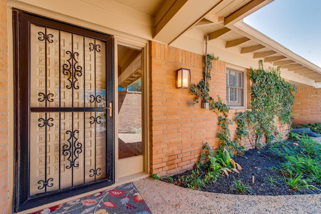 view of entrance to property