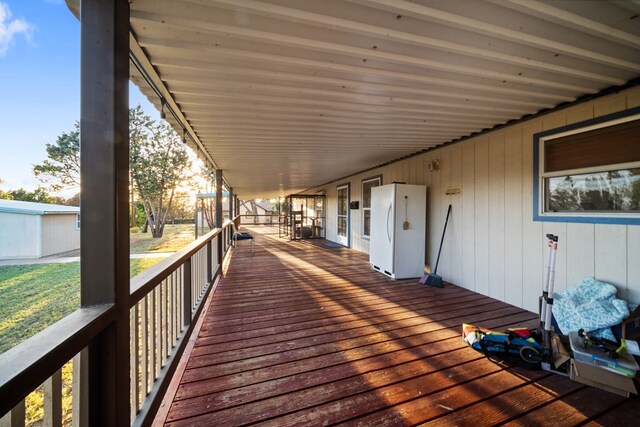 view of deck