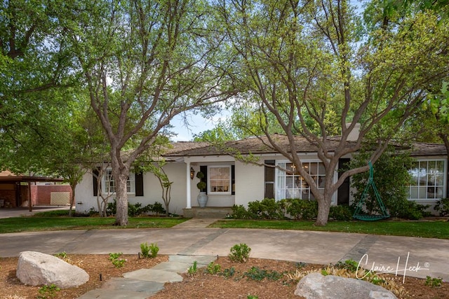 1509 Bedford Dr, Midland, TX 79701 - ranch-style home featuring brick siding