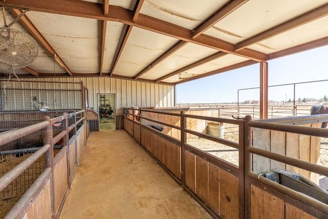 view of stable