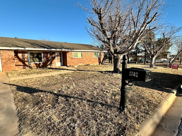 view of ranch-style home