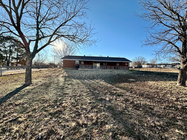 view of back of property