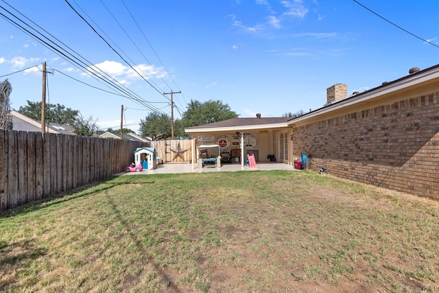 2821 Goddard Pl, Midland, TX 79705 - view of yard featuring a patio