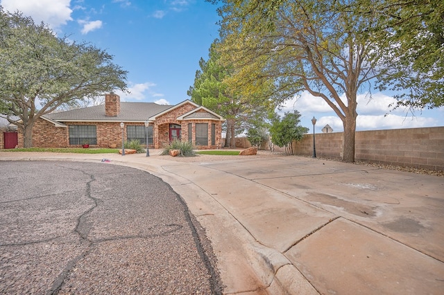 view of ranch-style house