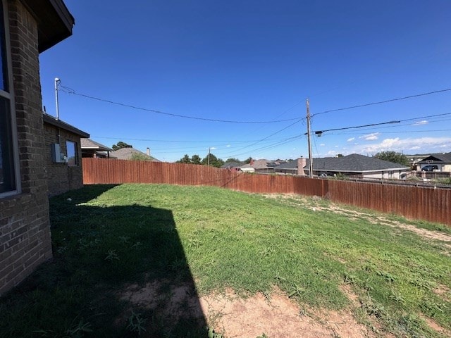 3210 Fordham Ave, Big Spring, TX 79720 - view of yard
