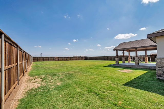 6811 W County Rd 41, Midland, TX 79707 - view of yard with a patio area